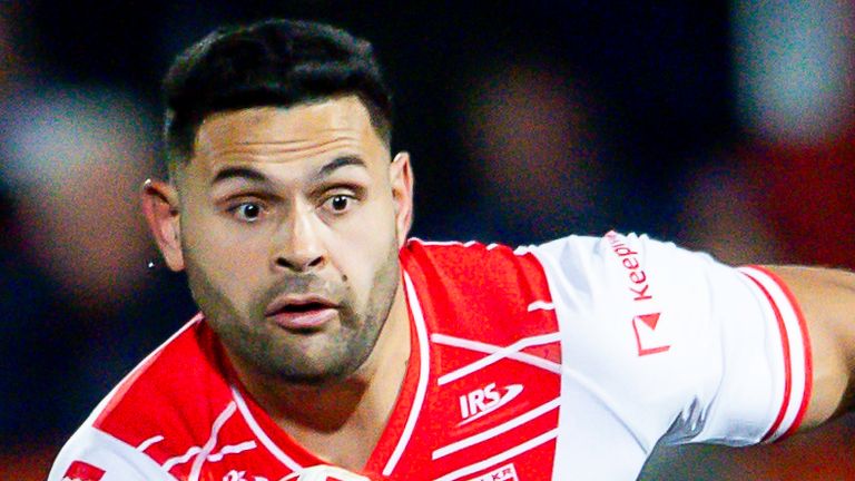 Picture by Allan McKenzie/SWpix.com - 27/02/2025 - Rugby League - Betfred Super League Round 3 - Hull KR v Salford Red Devils - Sewell Group Craven Park, Hull, England - Rhyse Martin.
