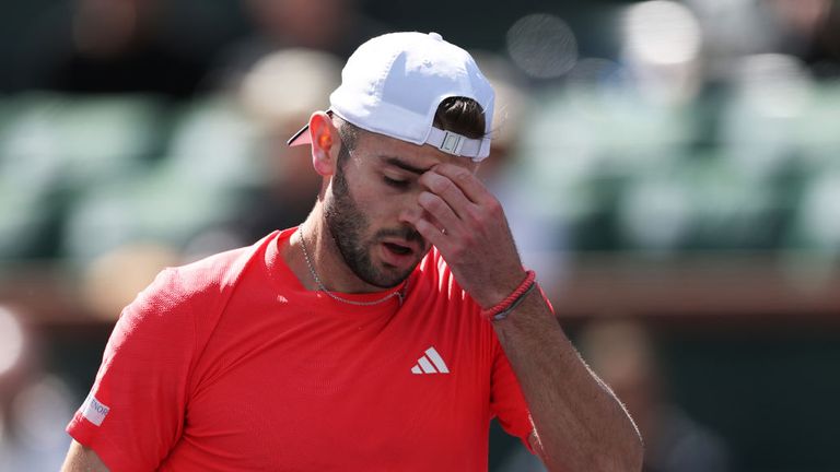 Britain's Jacob Fearnley fell to a 2-6 6-1 3-6 defeat to Brazilian teenager Joao Fonseca at Indian Wells