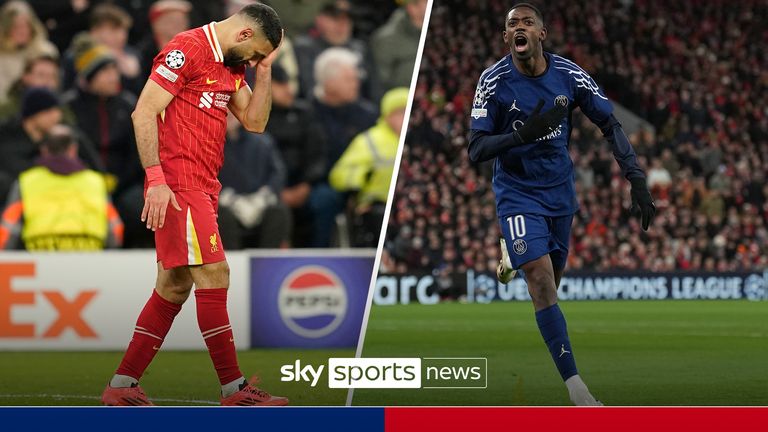 How did Salah and Dembele Psg perform against Liverpool?