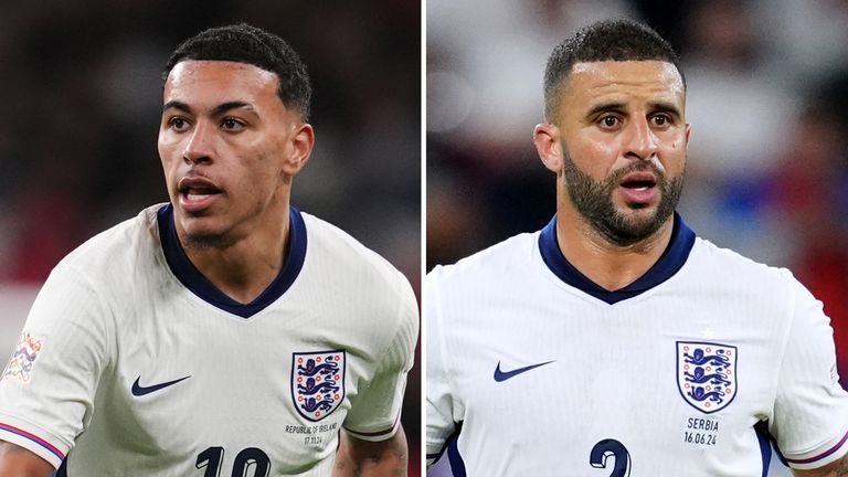 Morgan Rogers and Kyle Walker