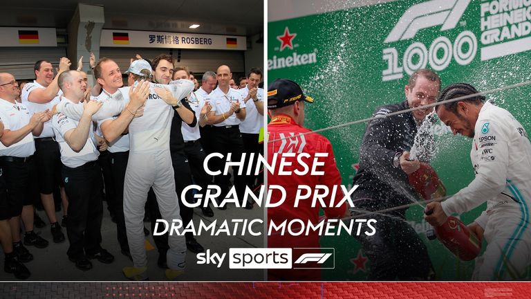 Look back at some of the most dramatic moments to have taken place around the Shanghai International Circuit.