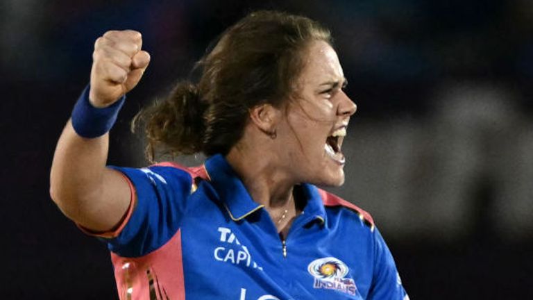 Nat Sciver-Brunt took a three-for and hit 30 with the bat as Mumbai Indians beat Delhi Capitals by eight runs