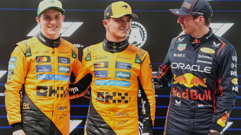 The top three qualifiers from F1's season-opening Australian GP