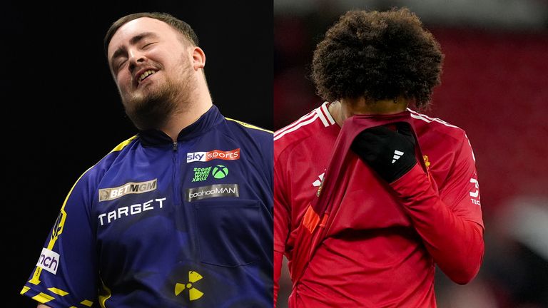 Luke Littler and Joshua Zirkzee