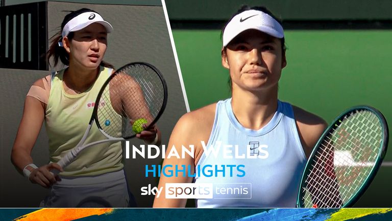 Uchijima v Raducanu Highlights Indian Wells