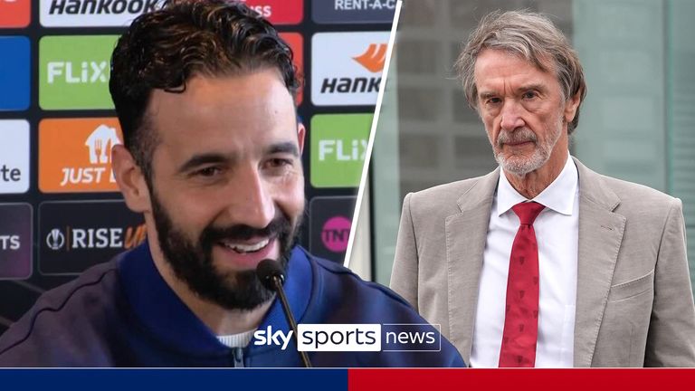 Ruben Amorim sobre los comentarios de Sir Jim Ratcliffe sobre la actuación del Manchester United.