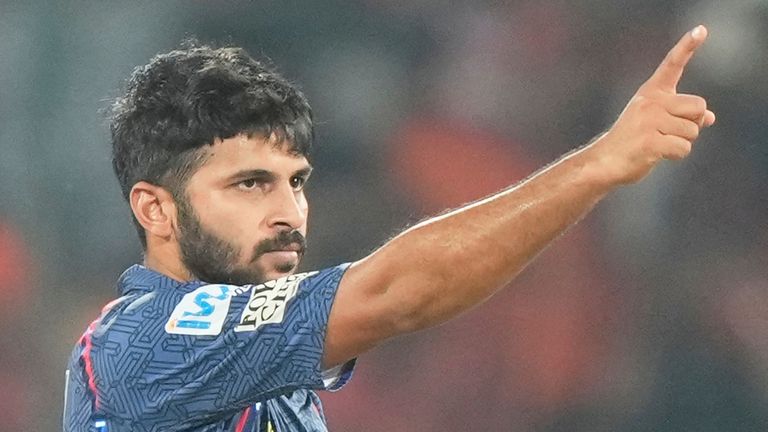 Lucknow Super Giants seam bowler Shardul Thakur, IPL (Associated Press)