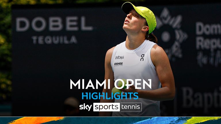 Iga Swiaatek in the Miami Open