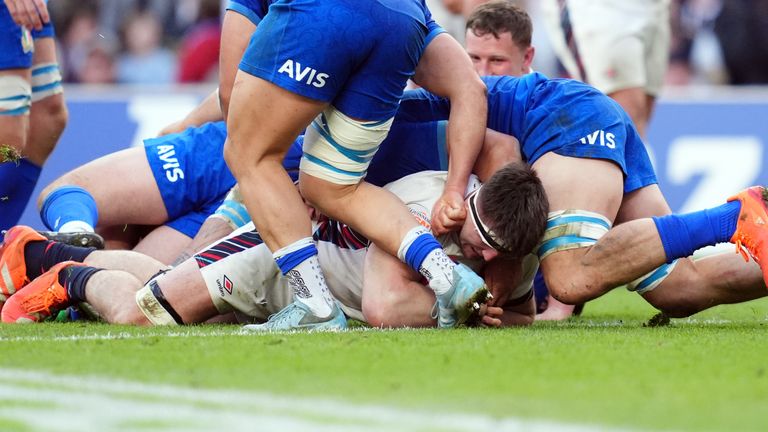 Tom Curry's try - so soon after Smith's - killed off Italy's challenge