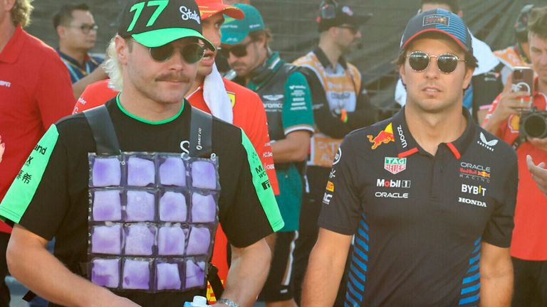 Valtteri Bottas and Sergio Perez