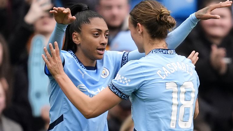 Man City Women 1-2 Chelsea Women: Erin Cuthbert’s late header seals WSL victory after Jess Park goal controversy