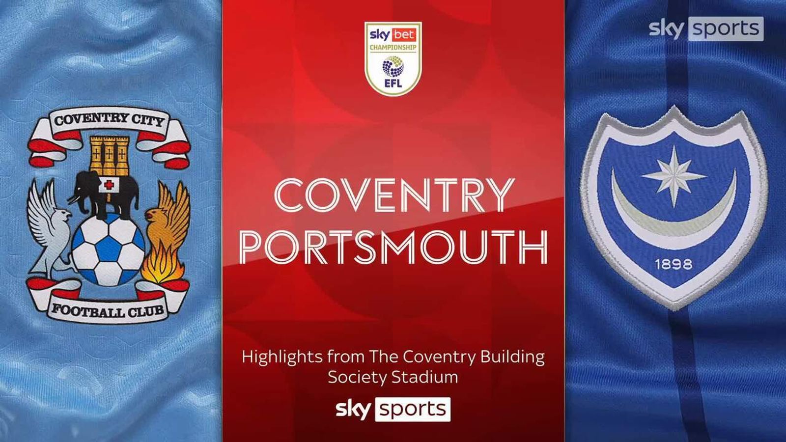 Coventry 1-0 Portsmouth