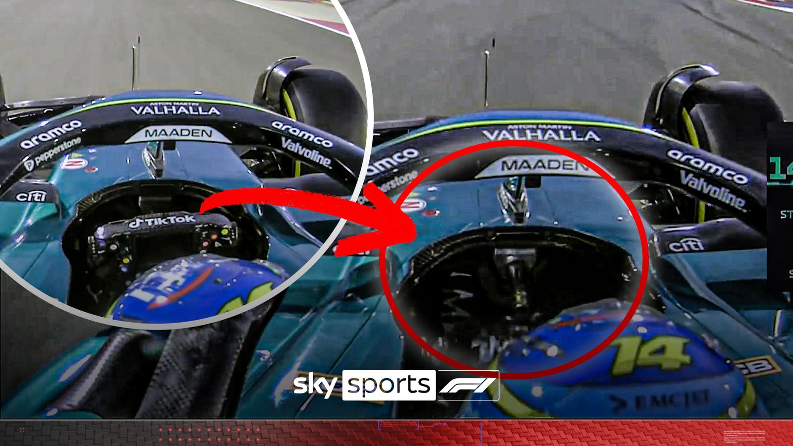 Ever seen this before?! Alonso's steering wheel COMES OFF during FP2 Ever seen this before?! Alonso's steering wheel COMES OFF during FP2