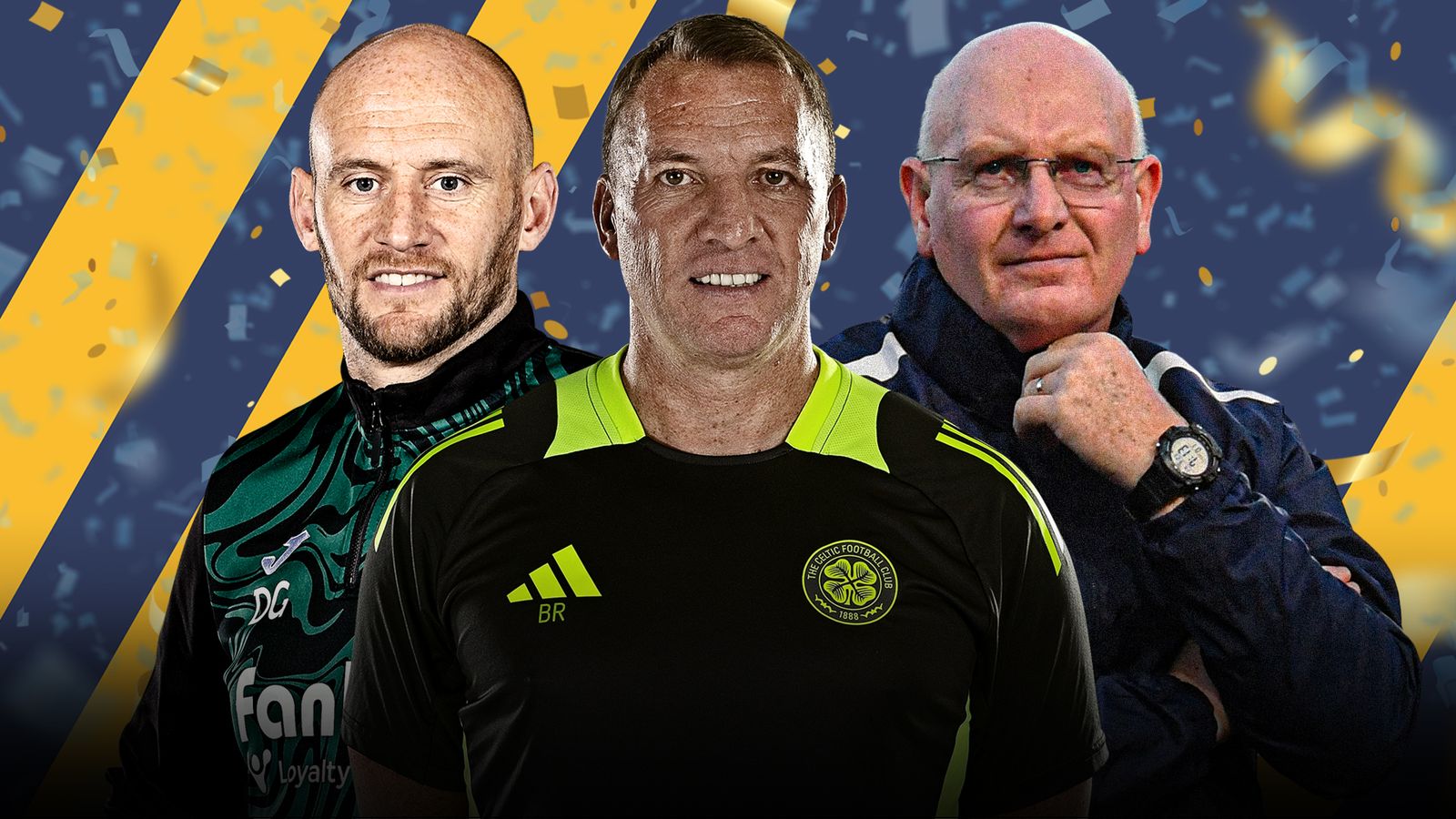 Brendan Rodgers, David Gray and John McGlynn are Scottish Managers and Coaches Association manager of the year nominees