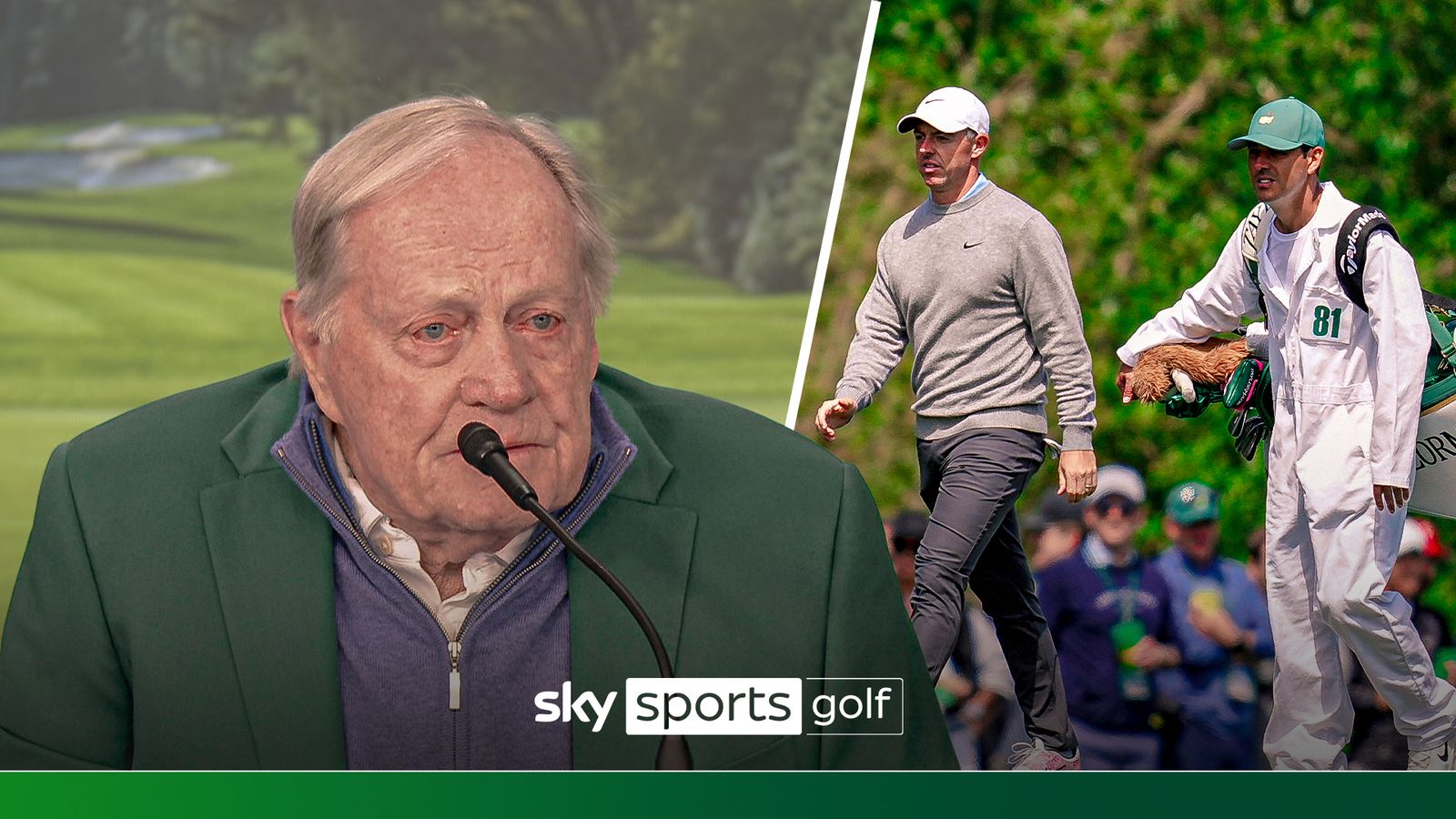 Jack Nicklaus backs Rory McIlroy's plan to win the Masters! Golf News