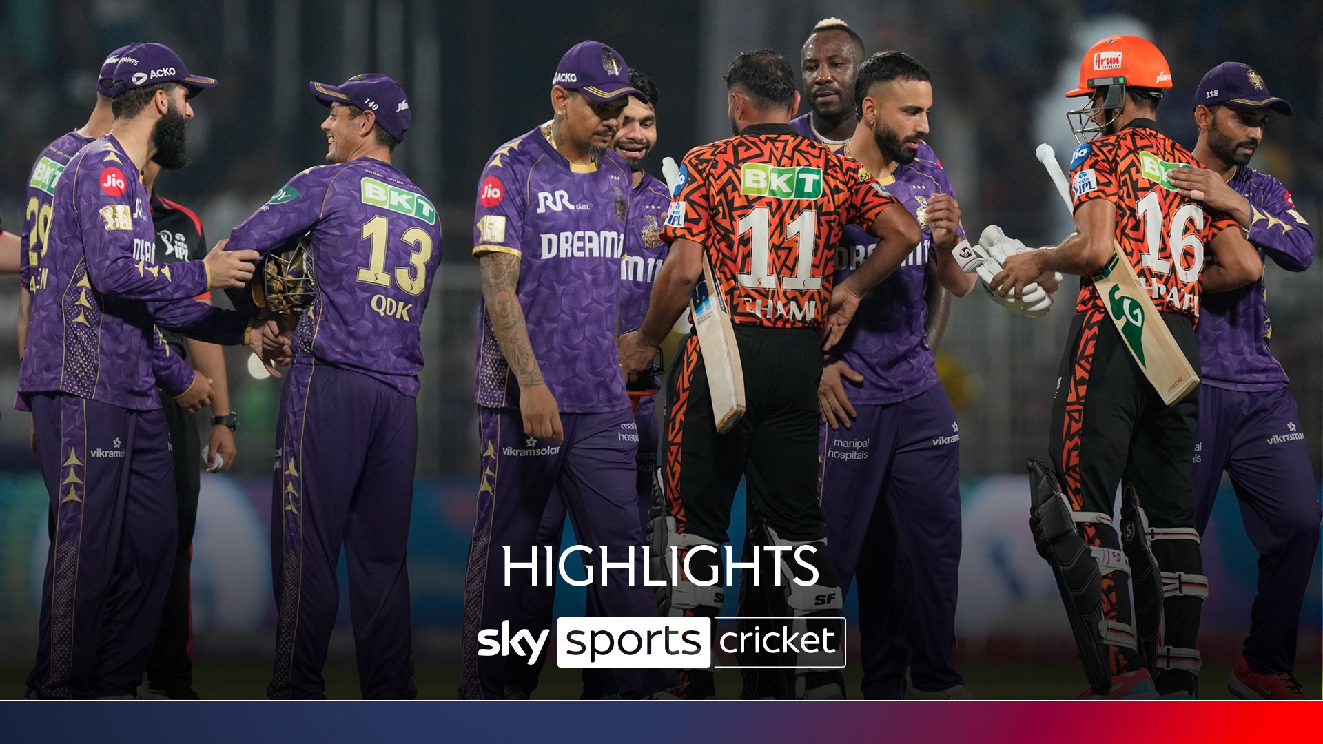 Kolkata Knight Riders hammer Sunrisers Hyderabad by 80 runs!