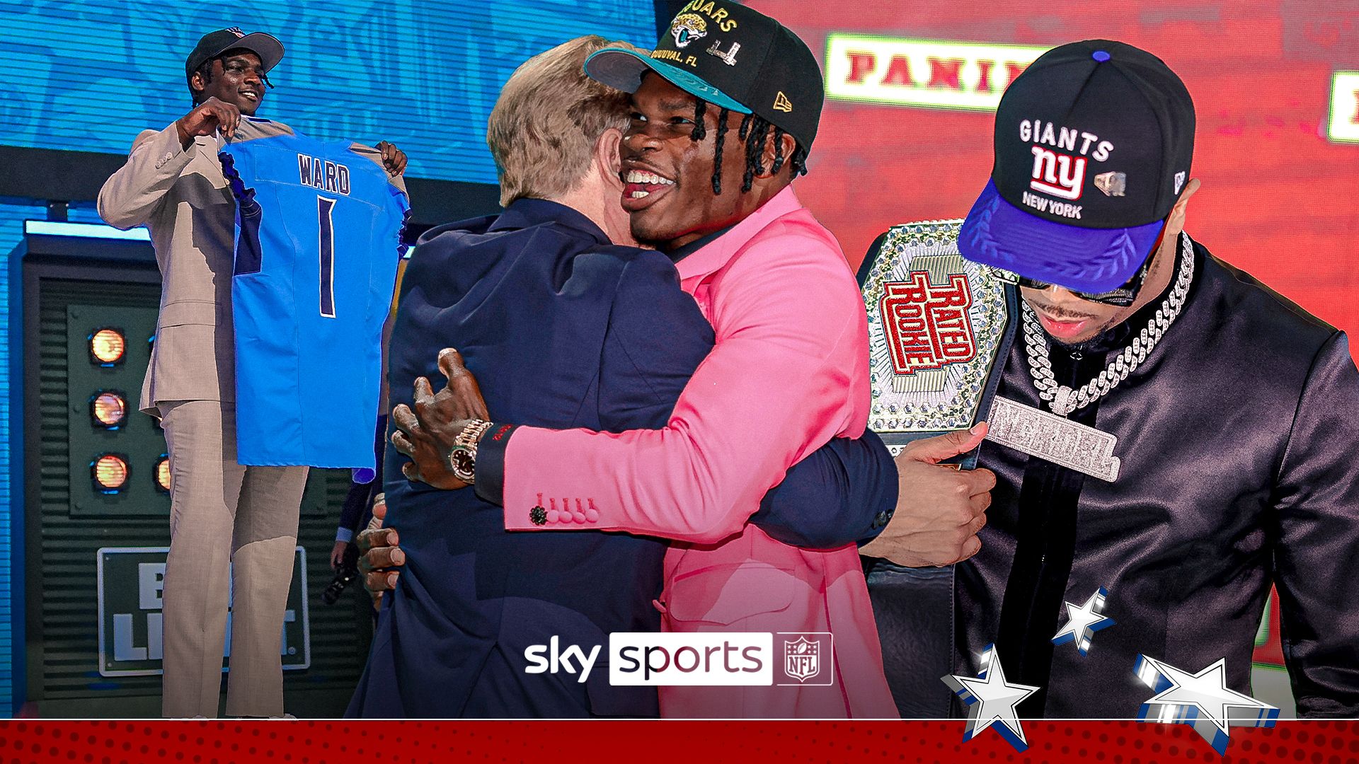 NFL Draft: The top three picks | 'I can't cry, I'm too excited!'
