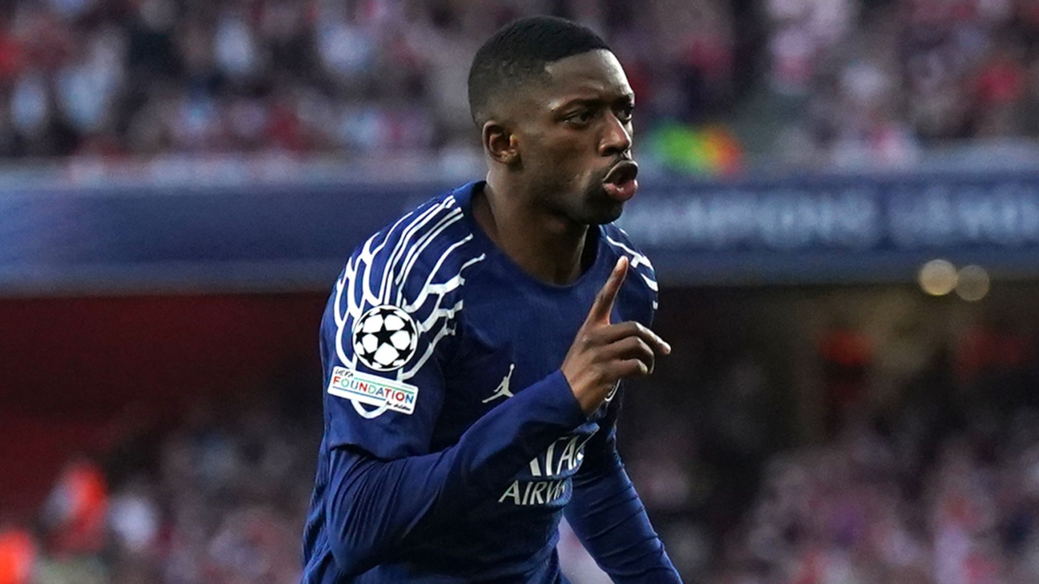 Arsenal 0-1 PSG: Gunners frustrated as Ousmane Dembele's early goal hands  Luis Enrique's side Champions League advantage | Football News | Sky Sports