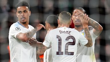 Morgan Rogers gave Aston Villa a shock lead in Paris