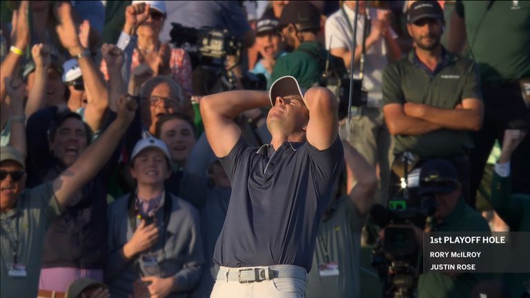 Rory Mcllroy se tornou apenas o sexto jogador de golfe masculino a completar a carreira do Grand Slam, após vencer o 89º Masters dos EUA.