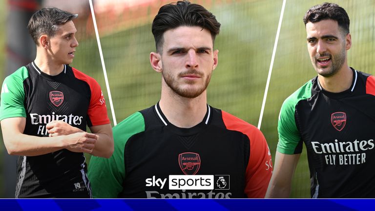 Arsenal Rice Trossard Merino