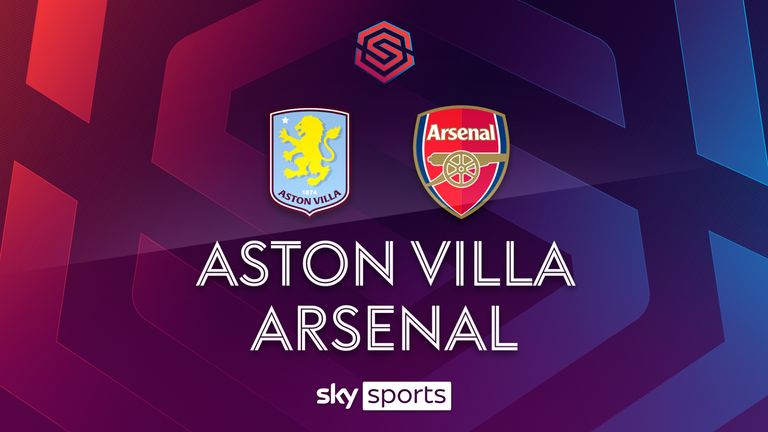 Highlights of the Women's Super League match between Aston Villa and Arsenal.