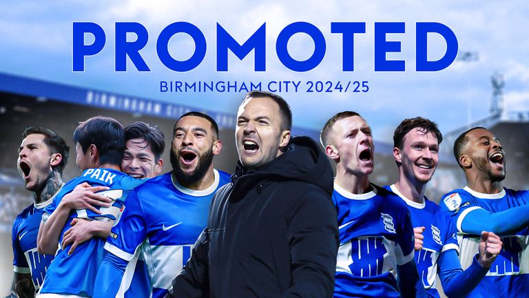 Birmingham City have been promoted back to the Championship