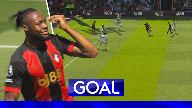 Bournemouth score opener.