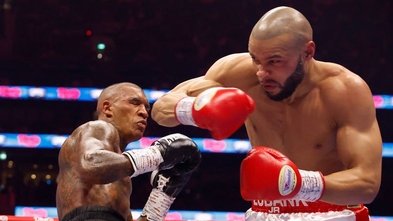 Chris Eubank Jr v Conor Benn Pic: Lawrence Lustig / Boxxer