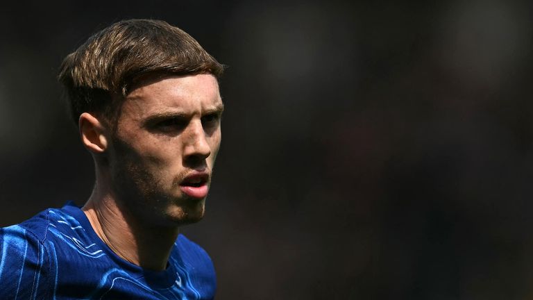 Chelsea's English midfielder #20 Cole Palmer
