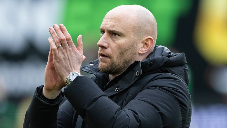 David Gray has agreed a new three-year deal at Hibernian
