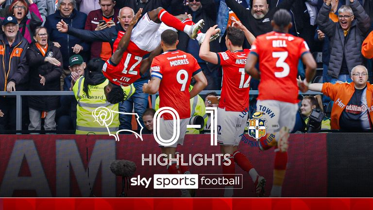Derby 0-1 Luton