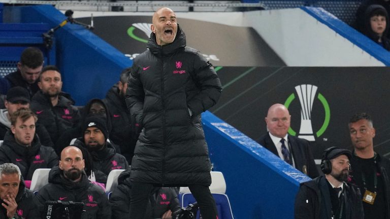 Chelsea head coach Enzo Maresca again denied hearing boos from the home fans despite Thursday's defeat to Legia Warsaw