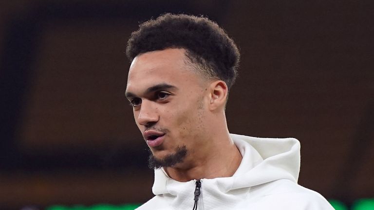 Fulham's Harrison Reed and Antonee Robinson (right) inspect the pitch ahead of the Premier League match at Molineux Stadium, Wolverhampton. Picture date: Tuesday February 25, 2025.