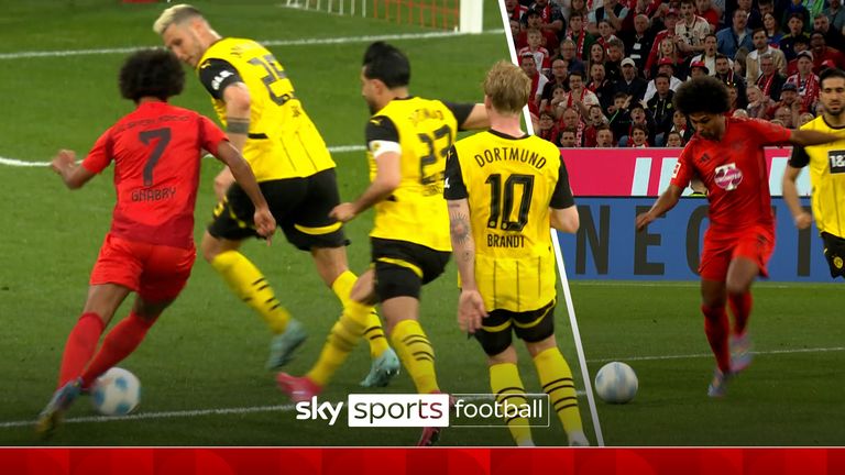 Gnabry goal v Dortmund 