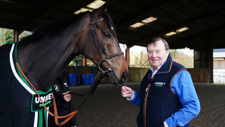 Constitution Hill and trainer Nicky Henderson