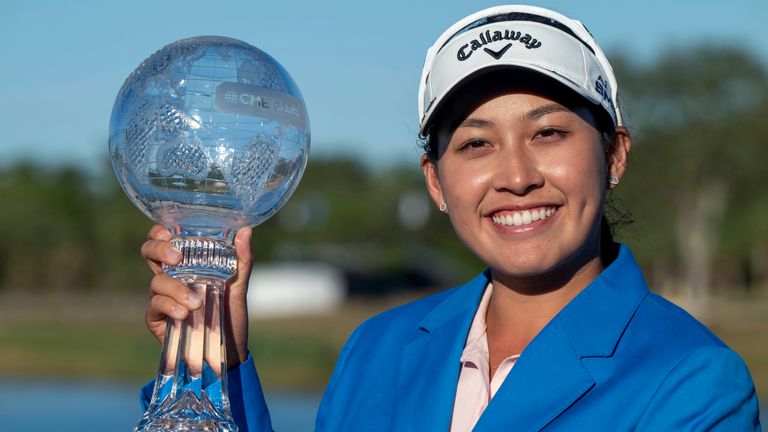 Jino Theiticul ganó el Campeonato LPGA CME Group Tour en 2024 (Associated Press)