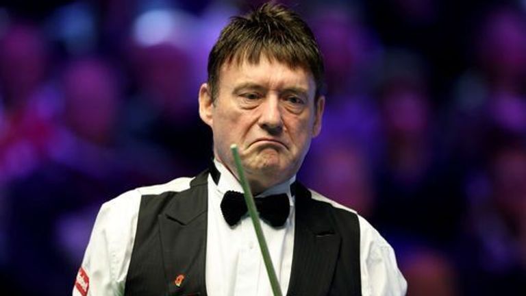 England's Jimmy White reacts during his match against Wales Ryan Day on day one of the Cazoo UK Snooker Championship at the York Barbican. Picture date: Saturday November 12, 2022.
