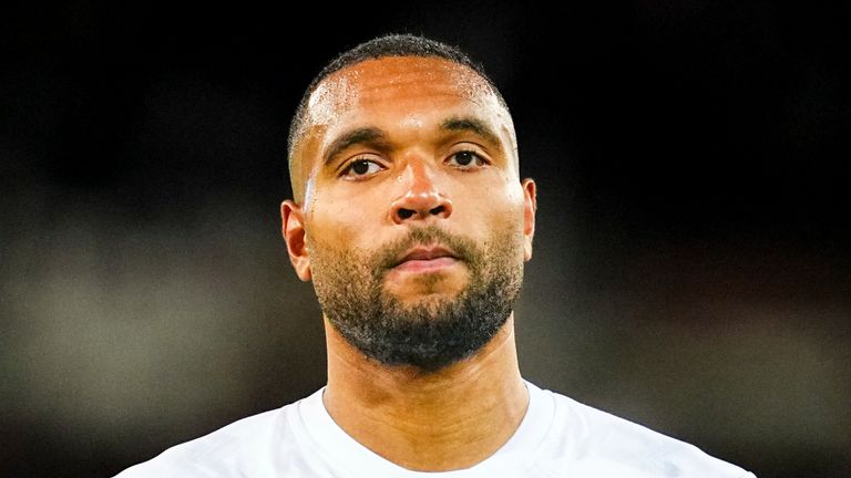 April 20 2025: Jonathan Tah of Bayer 04 Leverkusen looks on during a 1. Bundesliga game, St. Pauli vs Bayer 04 Leverkusen , at Millerntor, Hamburg, Germany. Ulrik Pedersen/CSM (Credit Image: .. Ulrik Pedersen/Cal Sport Media) (Cal Sport Media via AP Images)