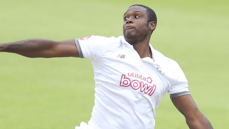 Hampshire bowler Keith Barker (Getty Images)