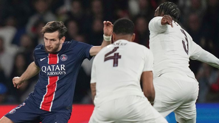 Khvicha Kvaratskhelia bamboozled Axel Disasi before producing a ferocious finish to put PSG ahead