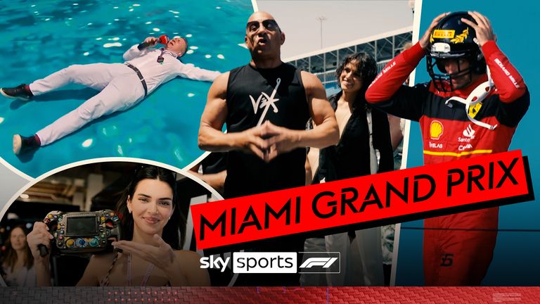 Watch back the weird and wonderful moments from the Miami Grand Prix.
