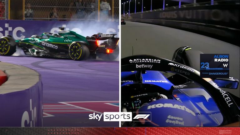 Lance Stroll had a massive spin during P2, while Alex Albon almost collided with a Ferrari!