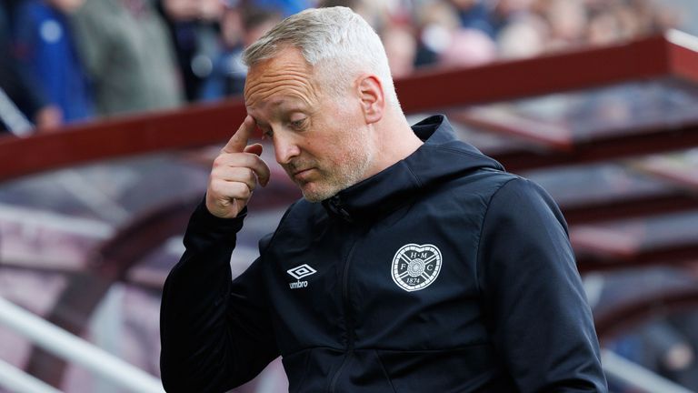 Neil Critchley has been sacked by Hearts just six months after taking over as head coach