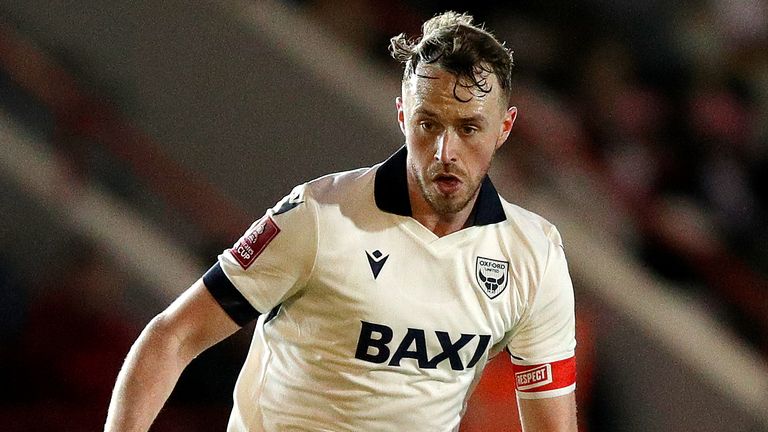 Sam Long in action for Oxford United (file pic)
