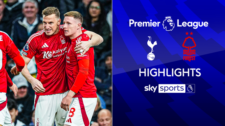 Premier League highlights from Nottingham Forest and Tottenham Hotspur.