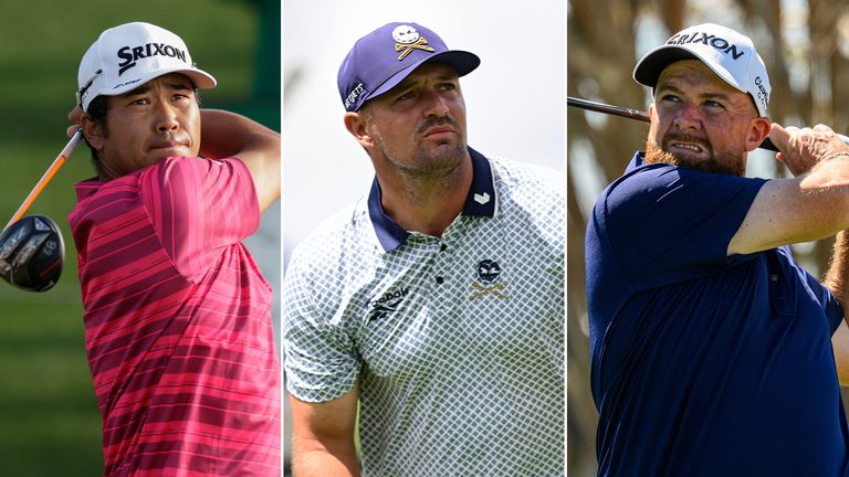 Hideki Matsuyama, Bryson DeChambeau and Shane Lowry