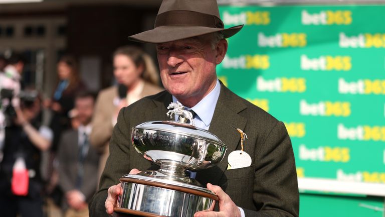 Willie Mullins successfully defends his British Trainers' Championship