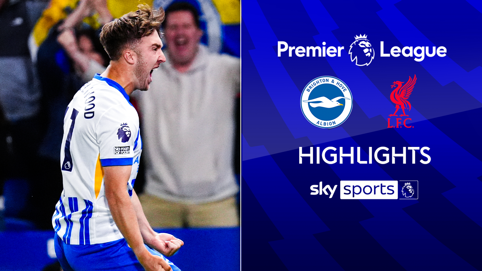 Five-goal THRILLER! Brighton come from behind twice to beat Liverpool!