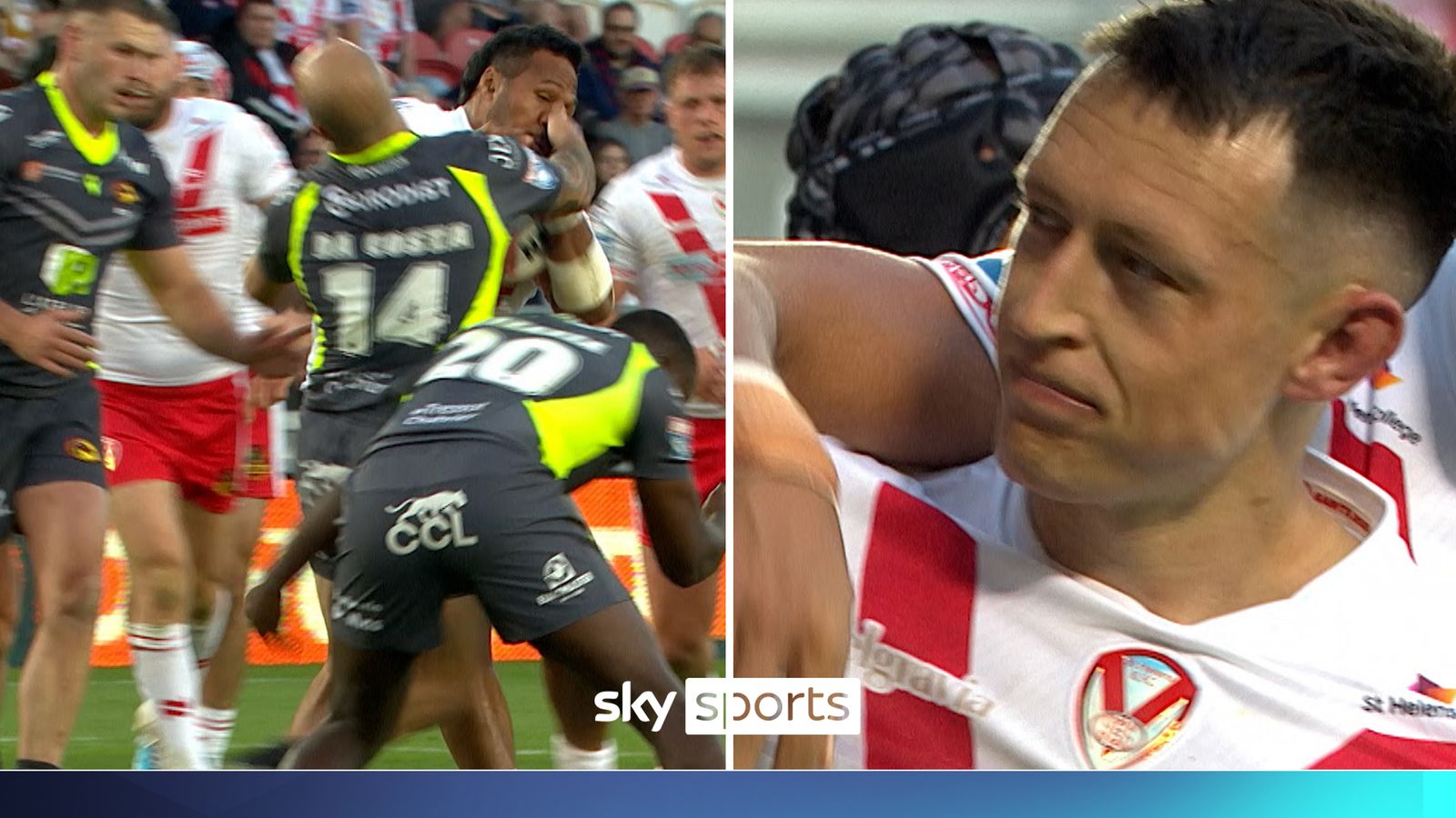 HUGE hit from Paasi leads to St Helens' third try! HUGE hit from Paasi leads to St Helens' third try!